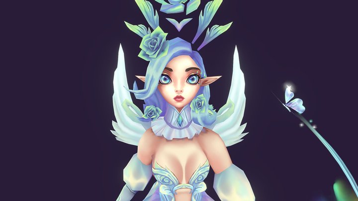 Crystal Rose Neeko 3D Model