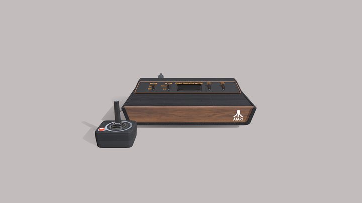 Atari Game System – Gratis 3D-model STL