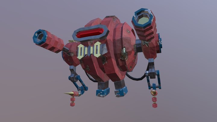 EnemyDron 3D Model
