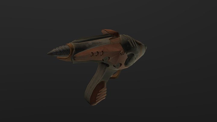 Alien Blaster 3D Model