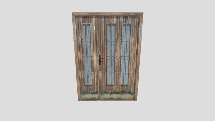 Old door 3D Model