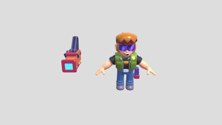 PROVA TREVIS BRAWLSTARS BELESSA 3D Model
