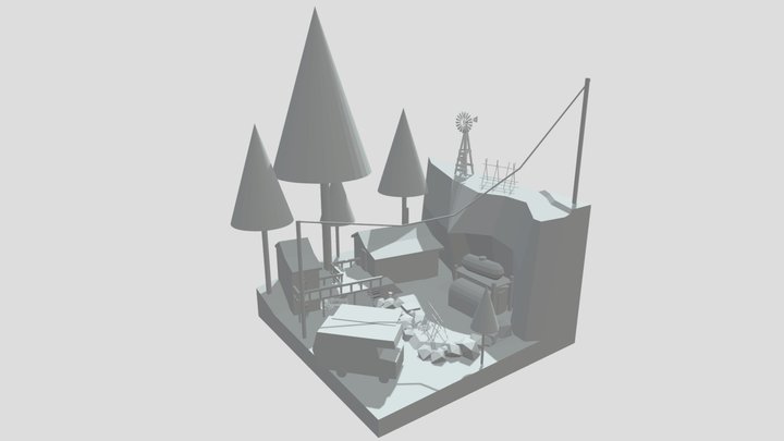 Eco House - Update chosen Diorama and House 3D Model