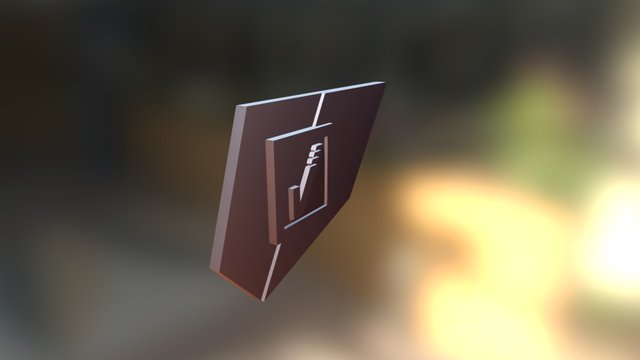 Webstoreidee2nummerplaat 3D Model