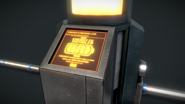 Cyberpunk - Laboratory Energy (Study files) 3D Model