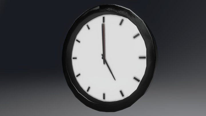 Clock 3D Model