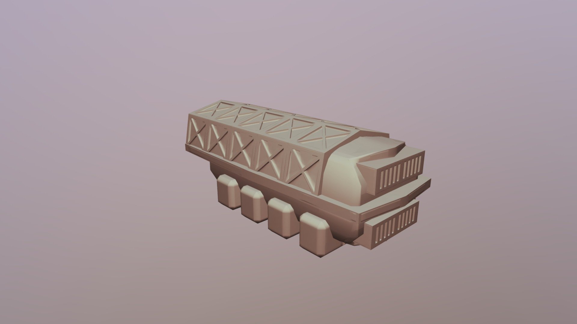 Test Freighter model for print