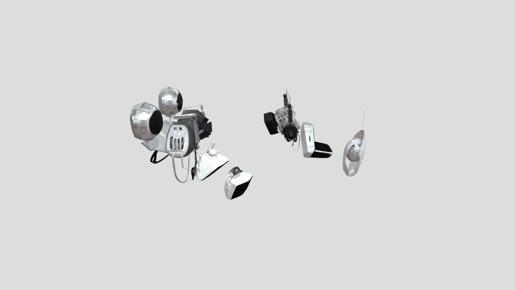 old studio lights
