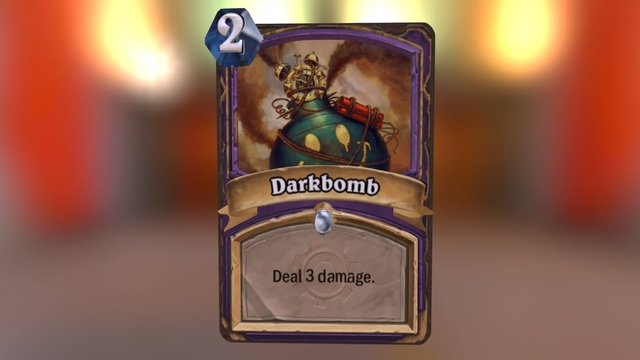 Hearthstone Card - Darkbomb 3D Model
