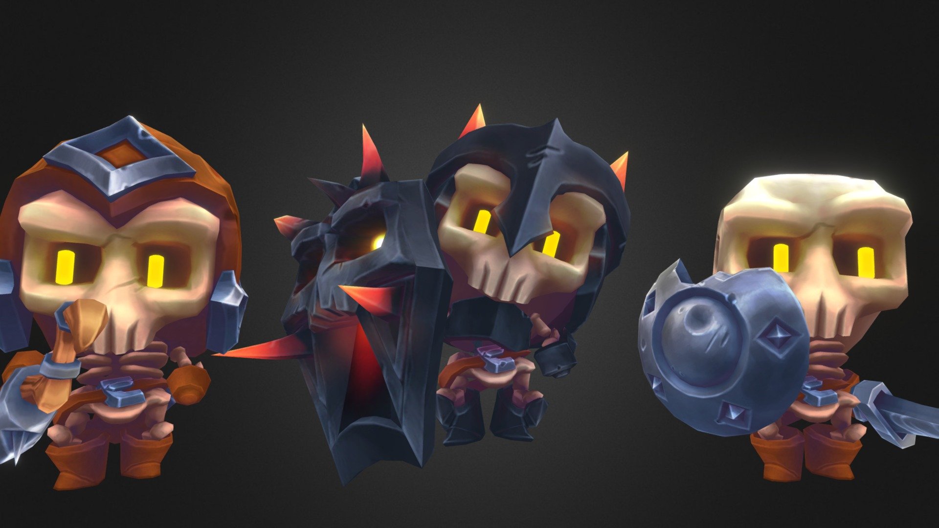 Stylized Fantasy Enemies - 3D model by Perry (@anarkhy) [f09cc58 ...