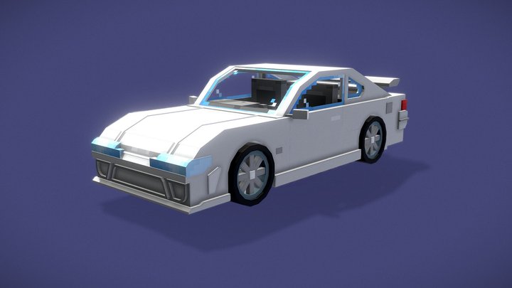 Silvia S15 | Low Poly | Minecraft 3D Model