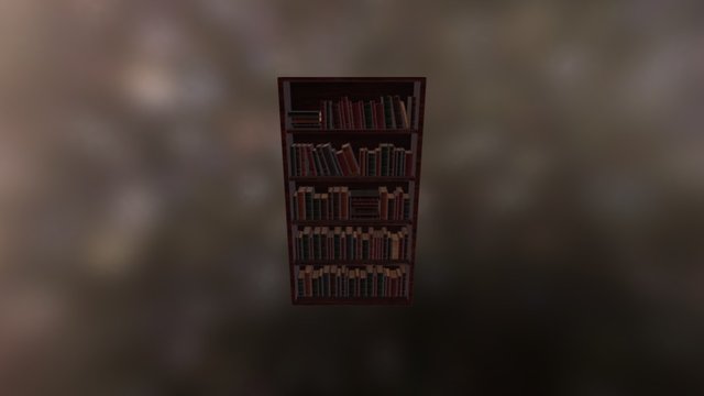 Bookshelf 3D Model