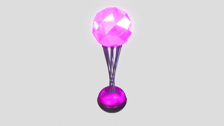 glowing floor lamp 3D Model