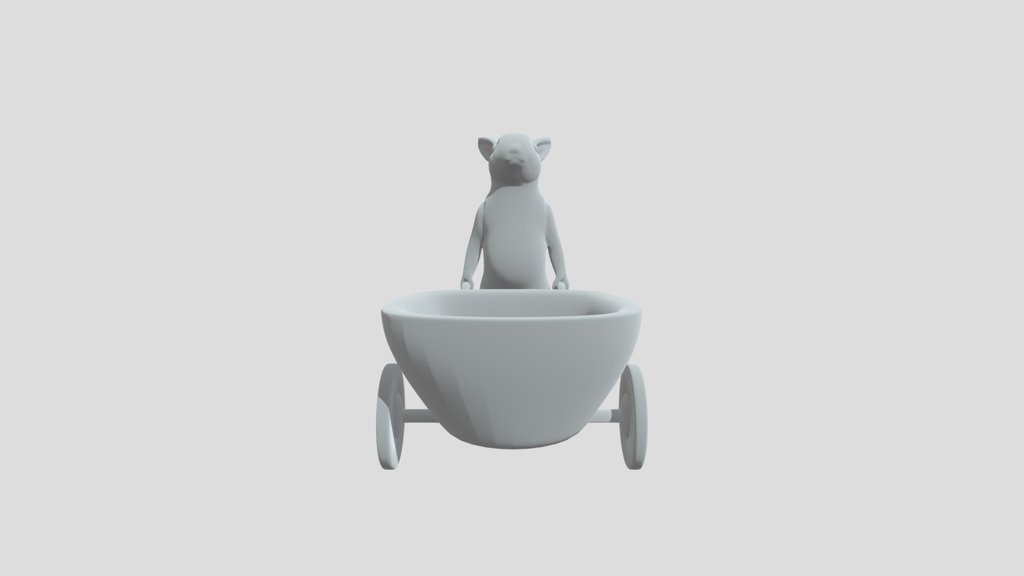 Cart Cute Rabbit