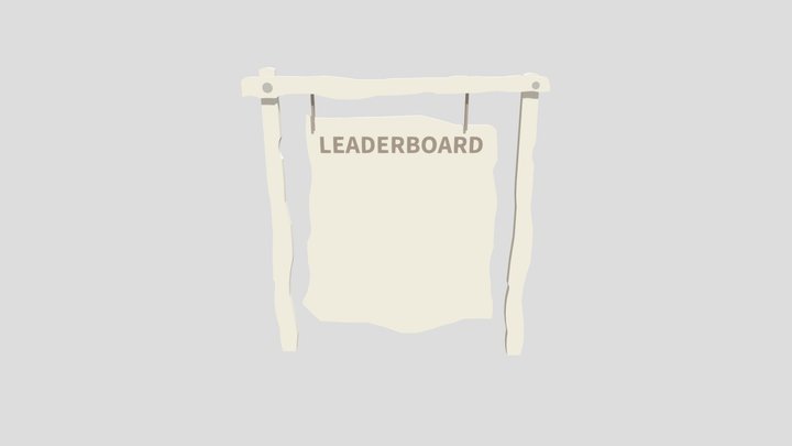 Leaderboard Model 3D Model