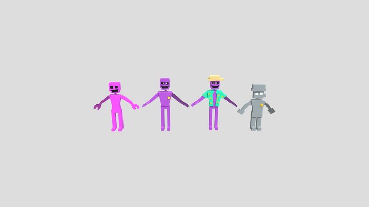 Undeniably Canon FNAF Models 3D Model