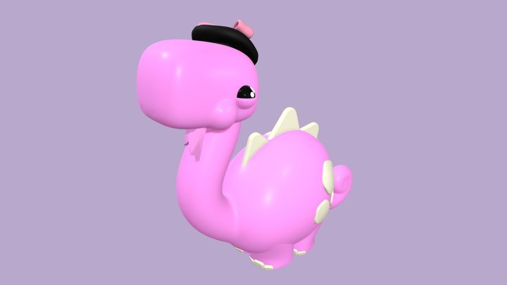 Babi: The Beret Barosaurus 3D Model