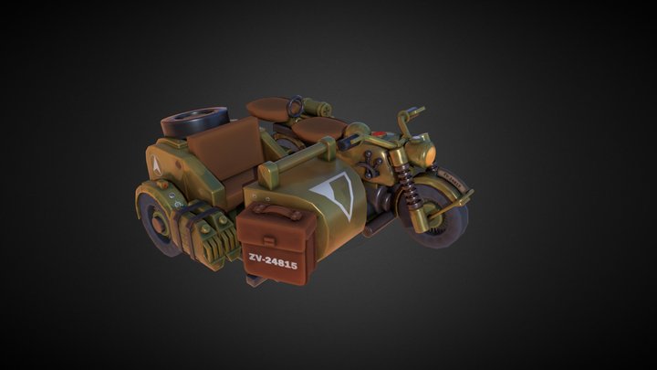 BMW-R75 3D Model