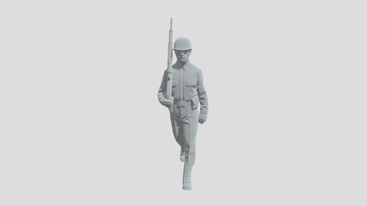 Turkish soldier of 70 ies. – Free 3D Model STL