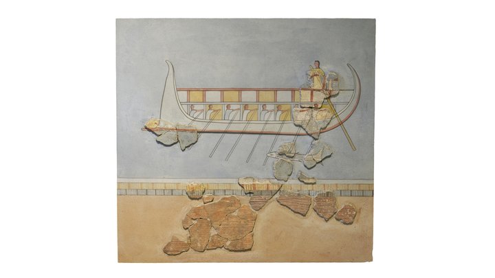 Orchomenos fresco 3D Model
