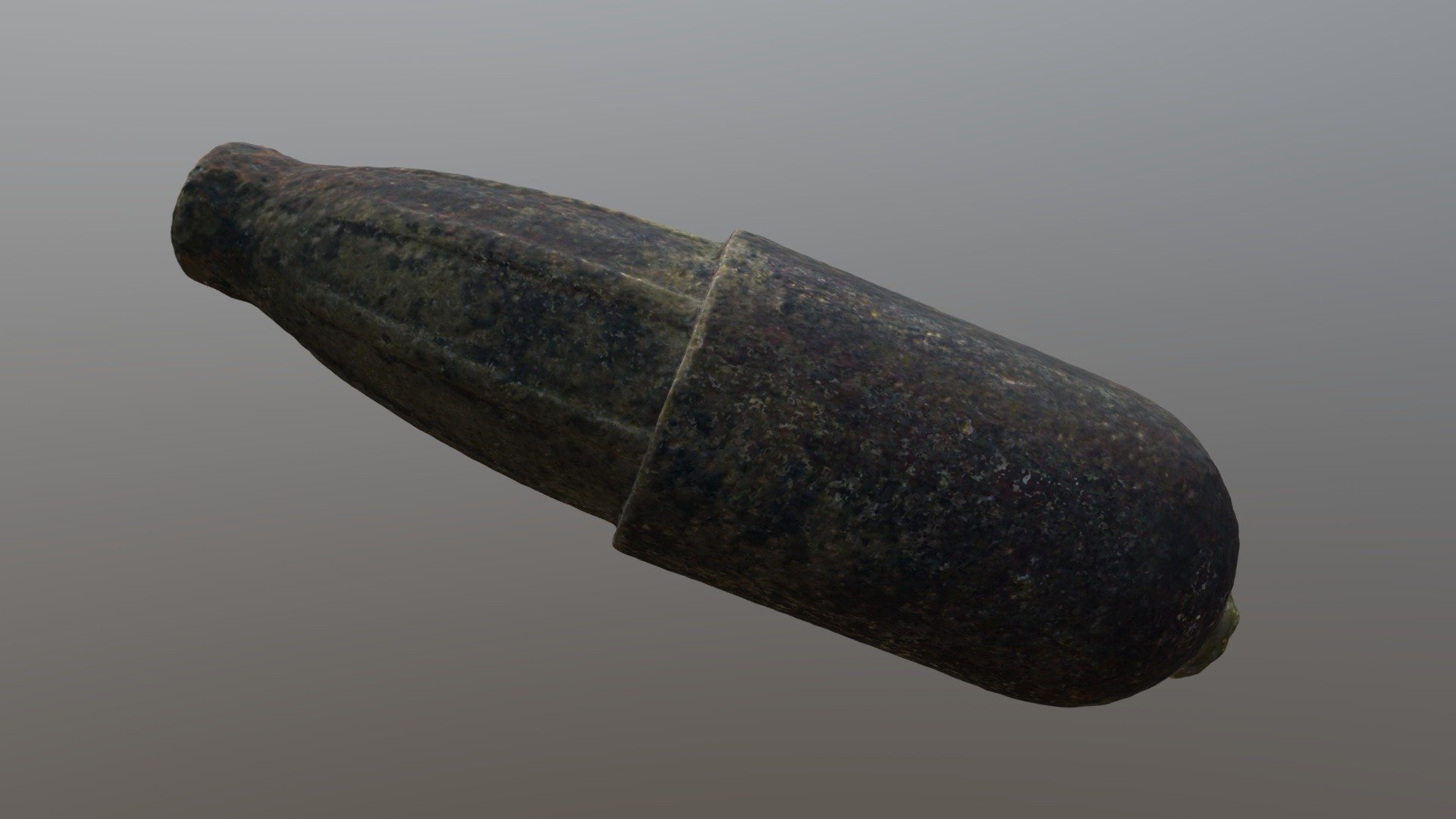 Iron Schenkel artillery shell (VCU_3D_4280) - 3D model by Virtual ...