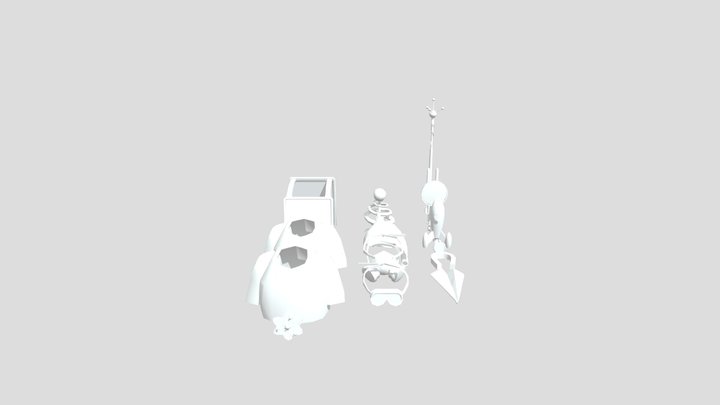 Gorilla Tag Science Experiment Cosmetics 3D Model