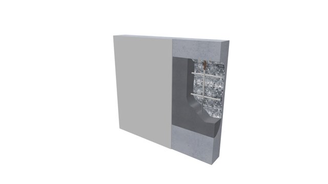 Betonreparation 3D Model