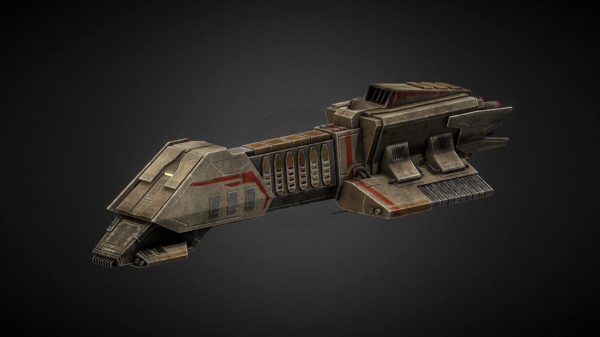 Interceptor IV Frigate - 3D model by Kharak [f0a849a] - Sketchfab