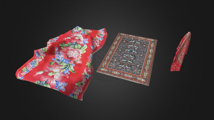 Baba Yaga - Izba Fabrics Pack 3D Model
