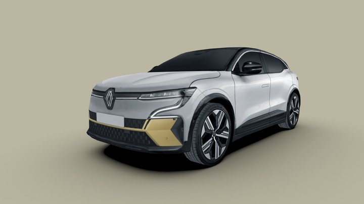 Renault Megane e-tech 2022 3D Model