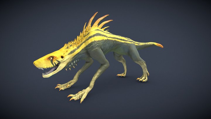 MHW Jagras (Fan Model) 3D Model