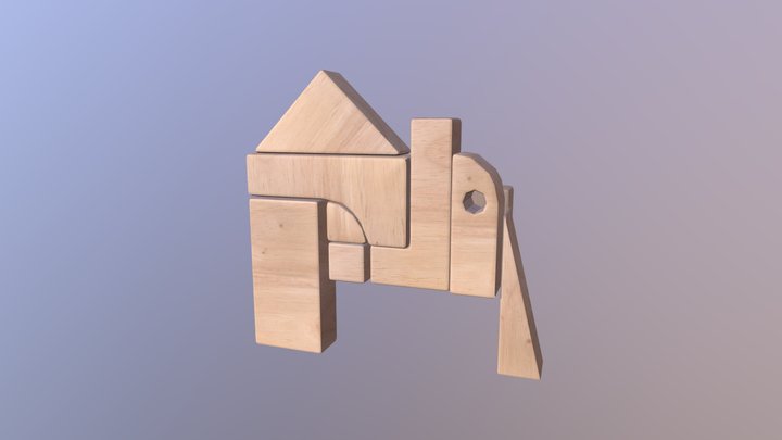 Unit Block2 Built 3D Model