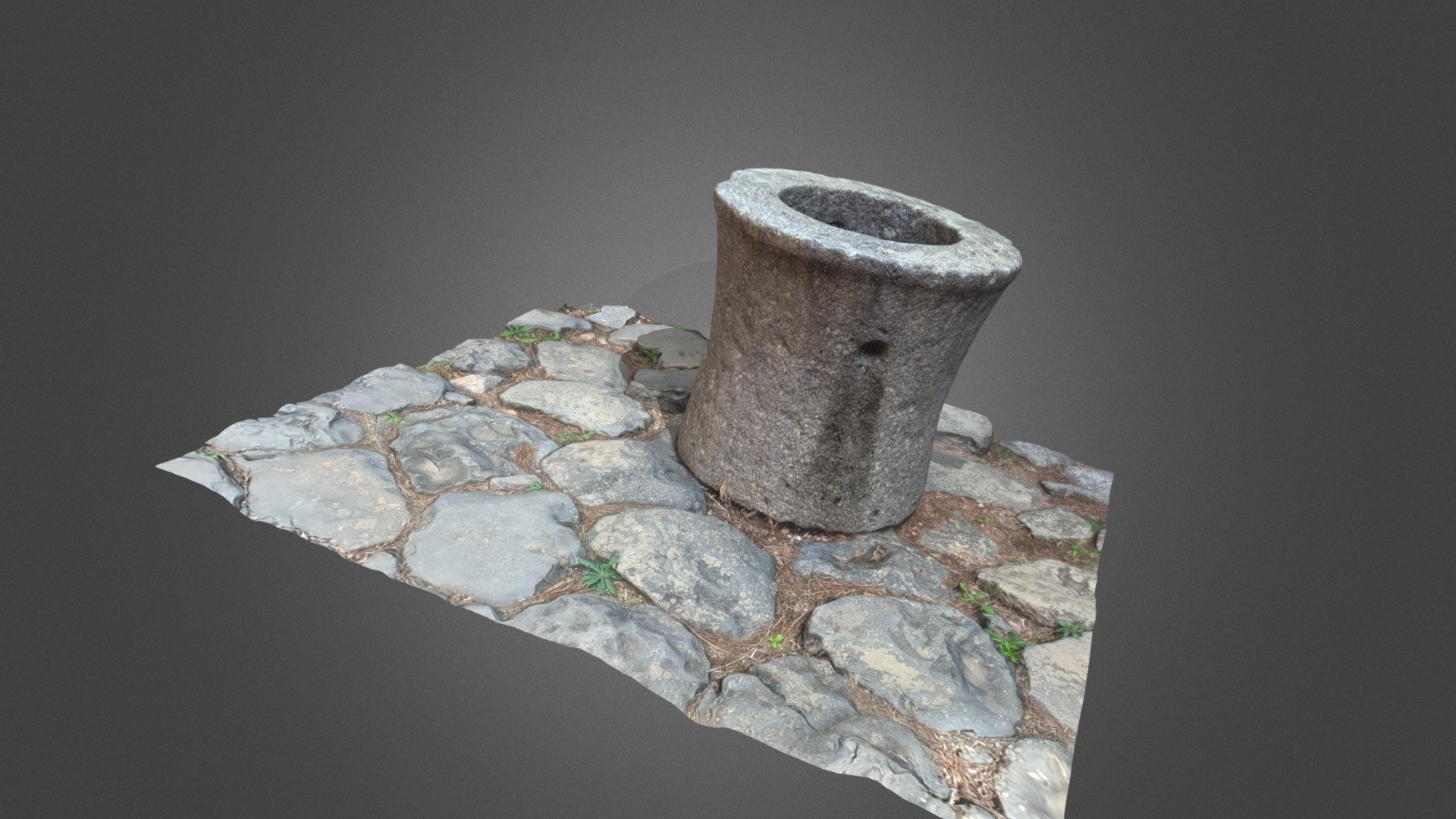 Kneading machine at Ostia Antica - 3D model by Digital Humanities ...