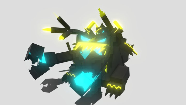 Guzzlord (Bedrock Model) – Kostenloses 3D-Modell STL