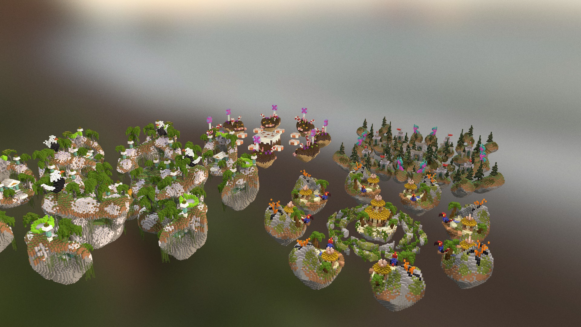 3D model SkywarsGameBundle8 - This is a 3D model of the SkywarsGameBundle8. The 3D model is about a group of plants in a body of water.