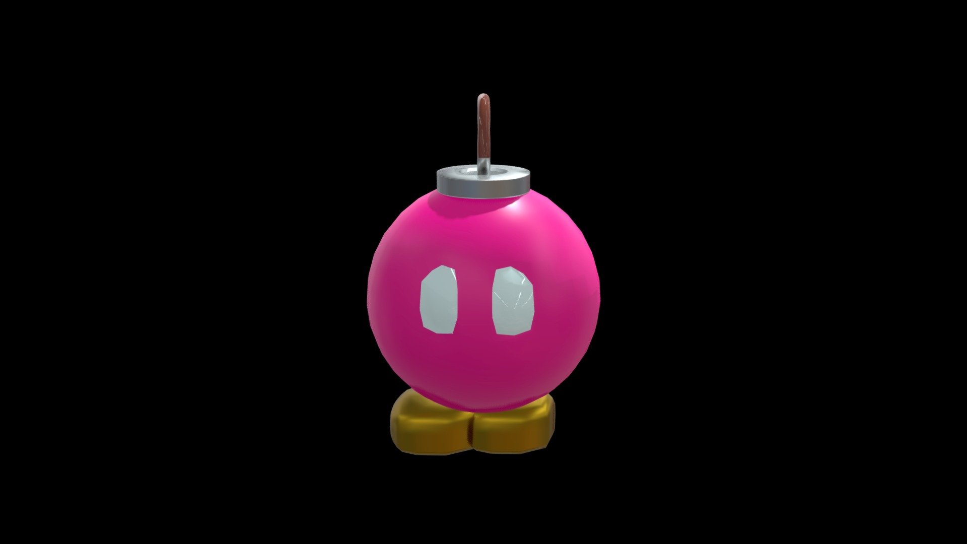 Lowpoly bullky bomb