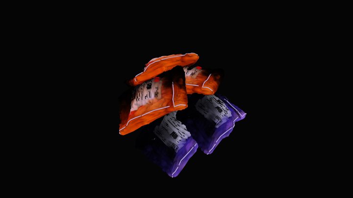 Exhibit Test. Packages 3D Model