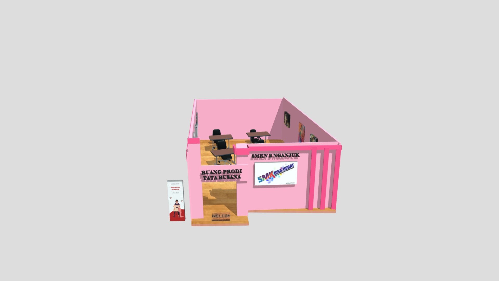 Ruang Tb - Download Free 3D model by chetrinhelenae [f0aea54] - Sketchfab