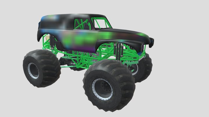 Monster_Truck_Grave_Digger 3D Model
