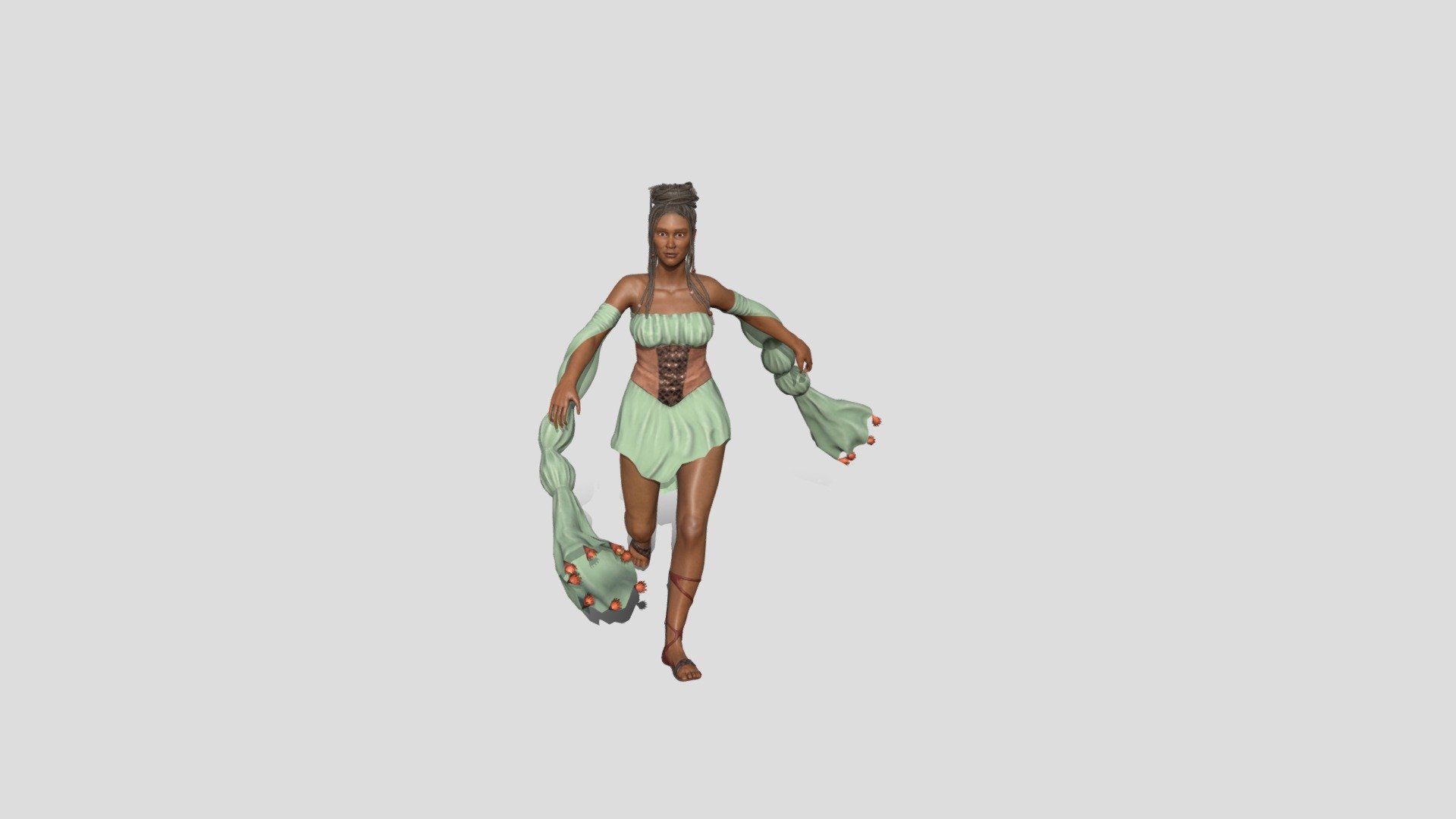 Goddess Woman Posed