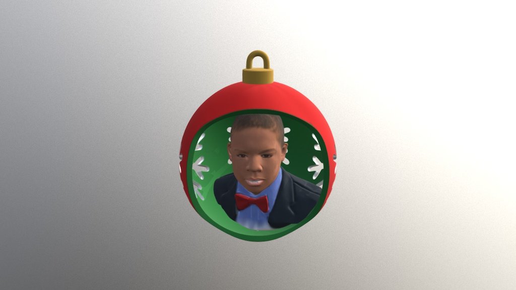 Red round ornament-4 inches - 3D model by Capture It In 3D ...