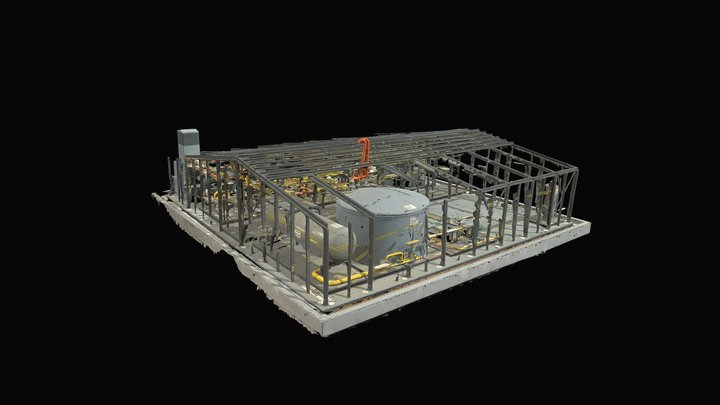 ARCO Natural Gas processing facility (1 of 2) 3D Model