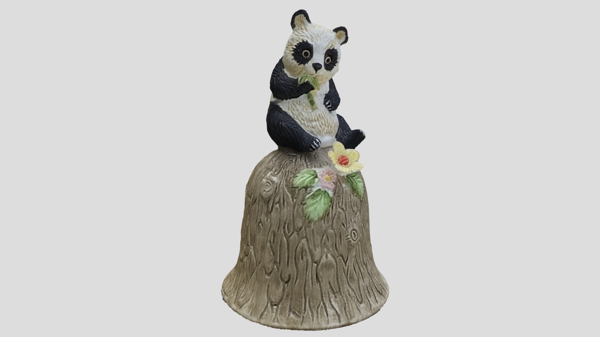 Panda on a Bell Decoration - Download Free 3D model by Fyrokid [f0b3eb1 ...