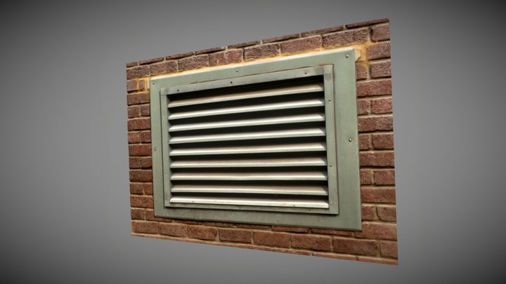 Ventilation grid 3D Model