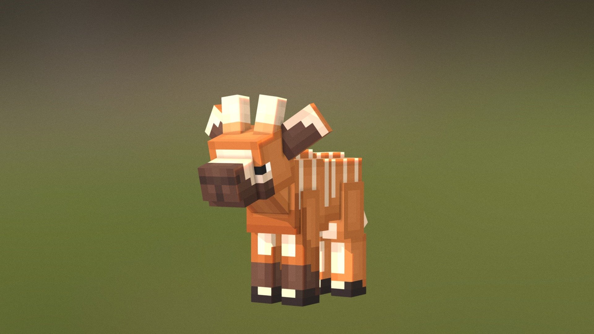 Bongo (Short-Horned) - Custom Minecraft Model - 3D model by ...