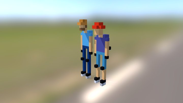 Roller brothers 3D Model