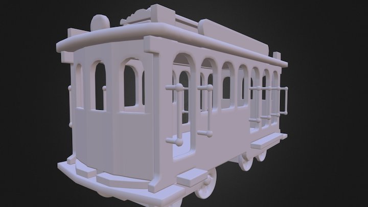 Cable Car toy 3D Model