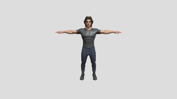 Realistic Male Character | Game Ready | FBX 3D Model