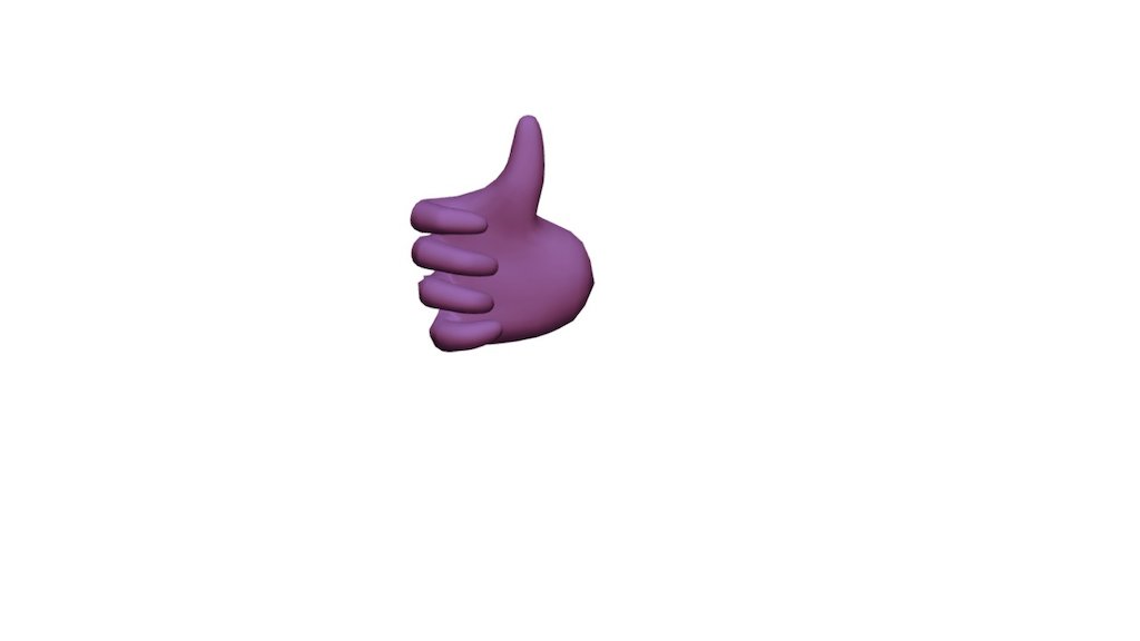 Hand Emoji Thumbs Up 002