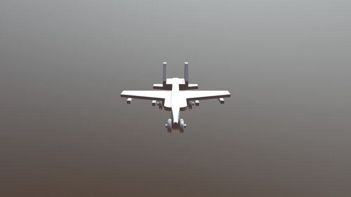 Plane Assembly With New Part 3D Model